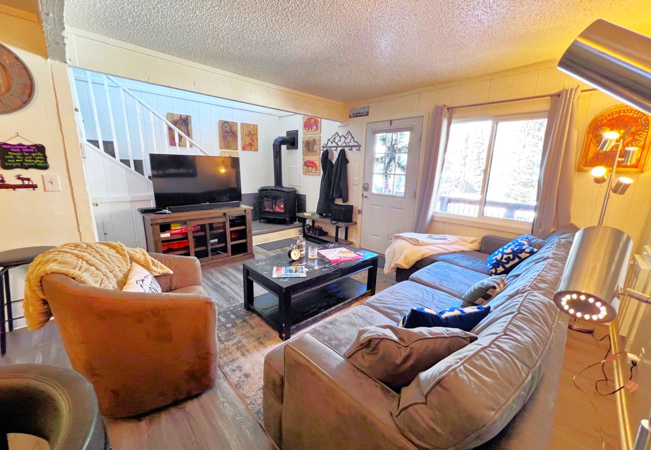 Townhouse in Breckenridge - Charming Condo Gas Log Burner, 2 miles to Ski Breck 