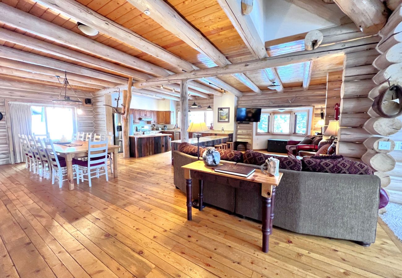 Cabin in Breckenridge - Log Home WOW Mtn. Views Log Stove 10 min. to Breck