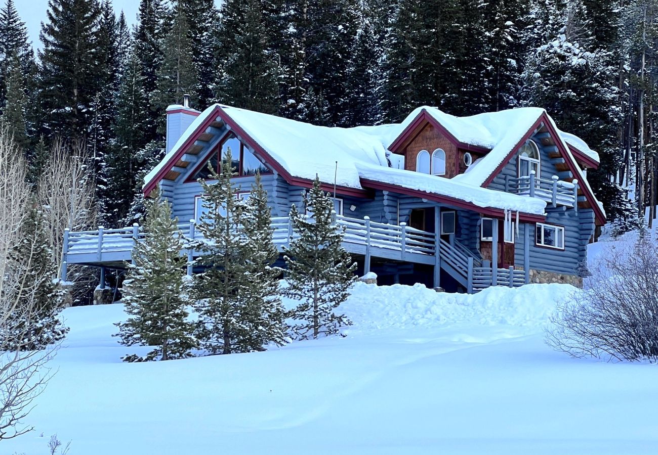 Cabin in Breckenridge - Log Home WOW Mtn. Views Log Stove 10 min. to Breck